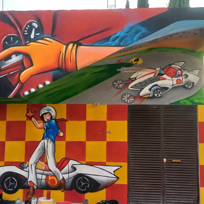 Mural de graffiti en Puebla - decoraciones, murales 