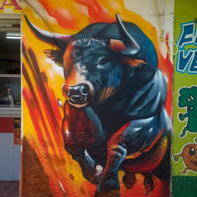 Mural de graffiti en Puebla - rotulos,  murales, animales 