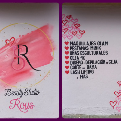 Mural de graffiti en Puebla - rotulos, negocios 