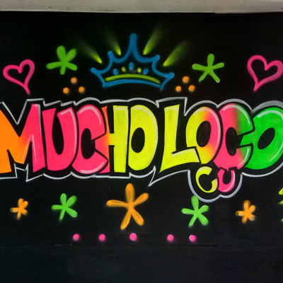 Mural de graffiti en Puebla - bares, graffiti