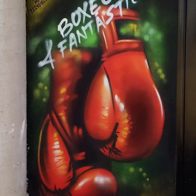 Mural de graffiti en Puebla - rotulos, negocios