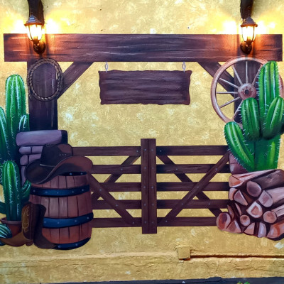 Mural de graffiti en Puebla - murales, bares