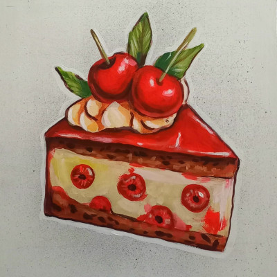 Mural de graffiti en Puebla - rotulos, comida