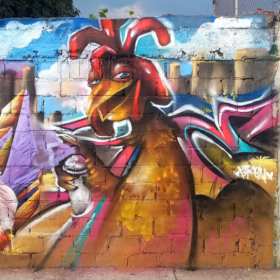 Mural de graffiti en Puebla - graffiti
