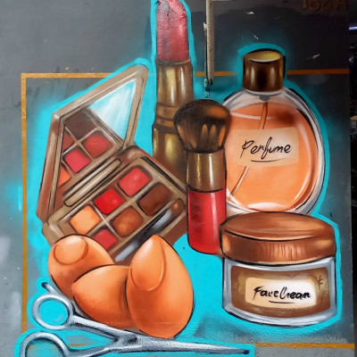 Mural de graffiti en Puebla - decoraciones