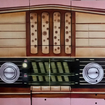 Mural de graffiti en Puebla - decoración
