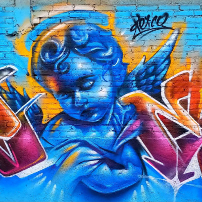 Mural de graffiti en Puebla - graffiti